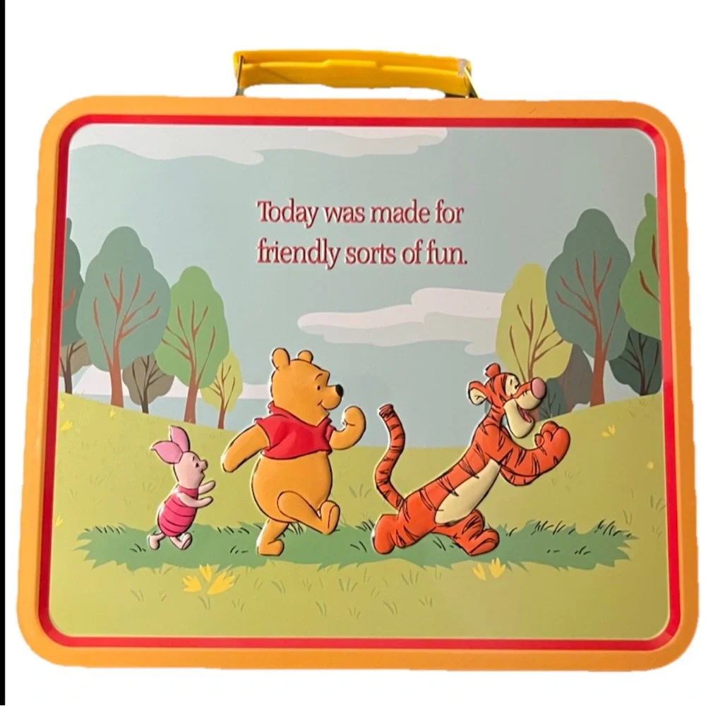 Disney Winnie the Pooh and Friends Fun Lunchbox - Yellow and Orange